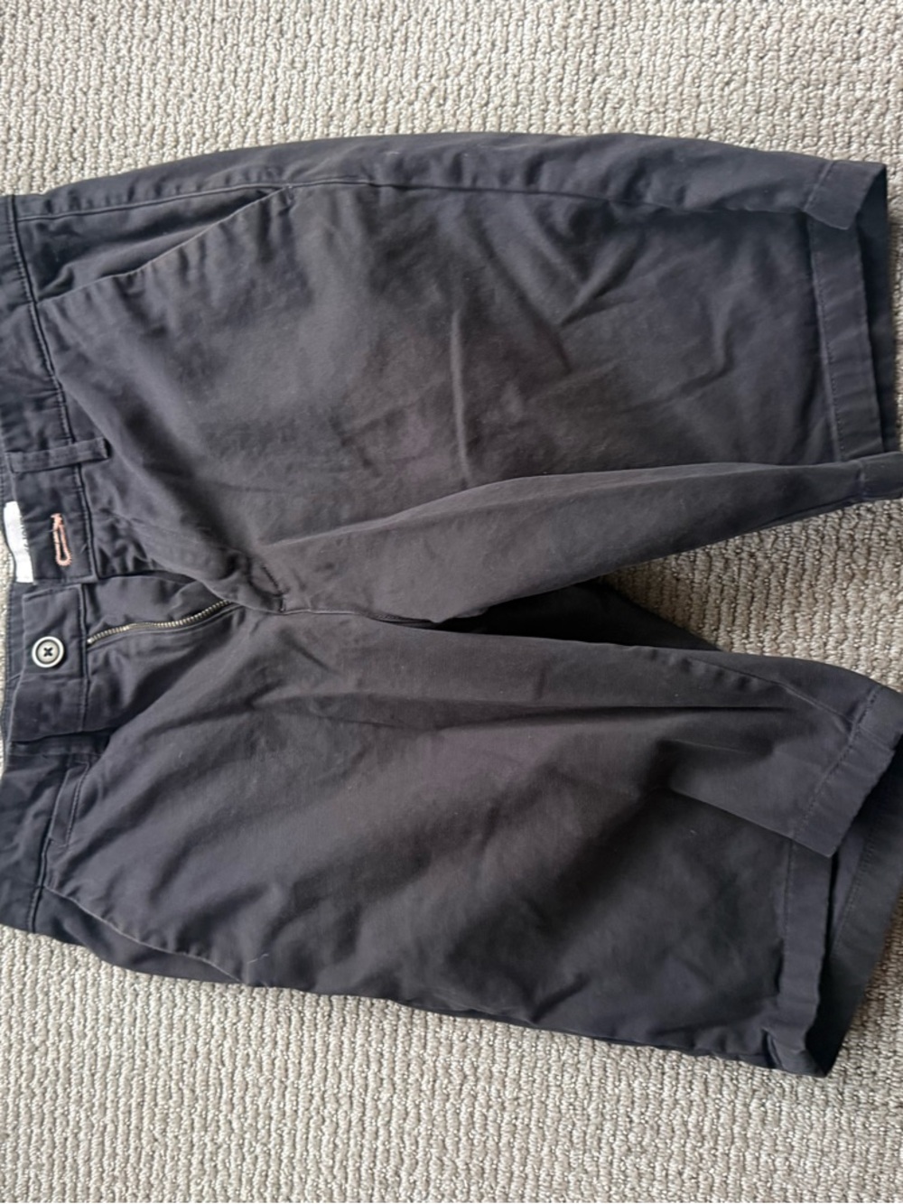 Jack & Jones Men's Black Flat Front Shorts